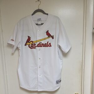 Majestic Cardinals White and Red Jersey